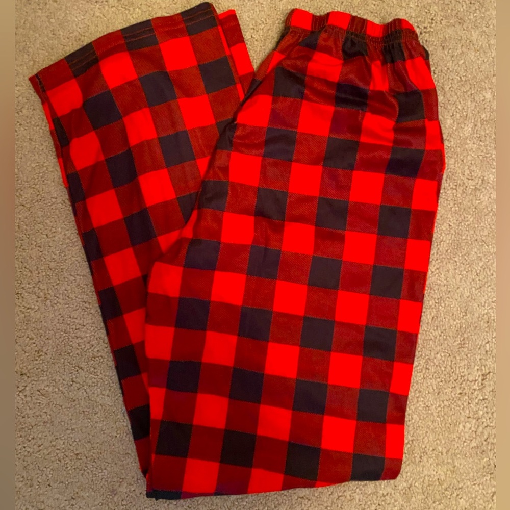 Brand new lightweight red plaid lounge pants Medium